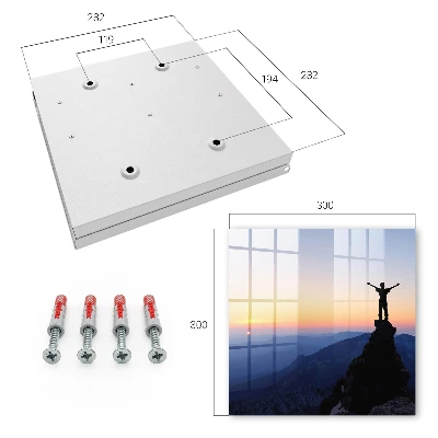 Wall-mounted key box Triumph of Nature design