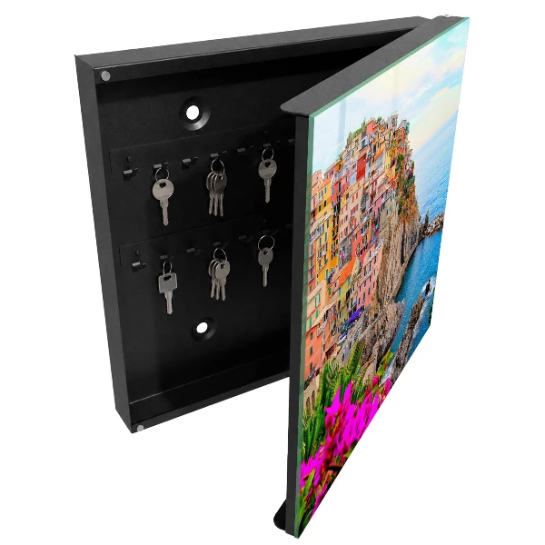 Colorful bay Key box for wall