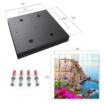 Colorful bay Key box for wall