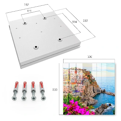 Colorful bay Key box for wall