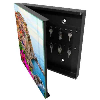Colorful bay Key box for wall