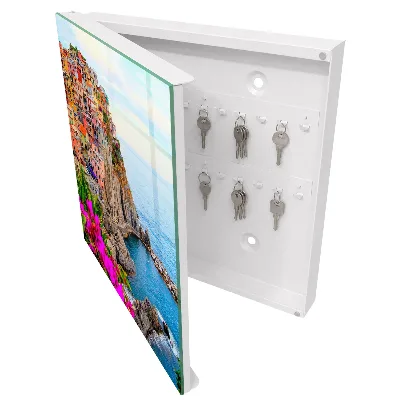 Colorful bay Key box for wall