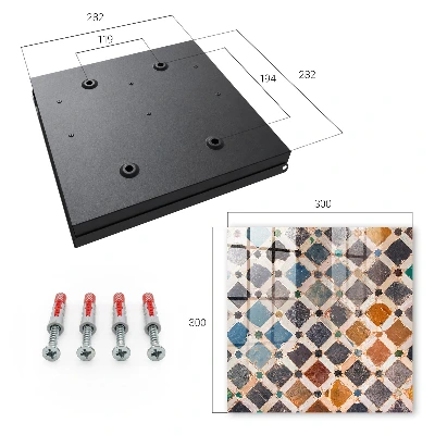 Colorful mosaic Wall mounted key box