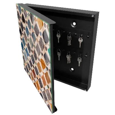 Colorful mosaic Wall mounted key box