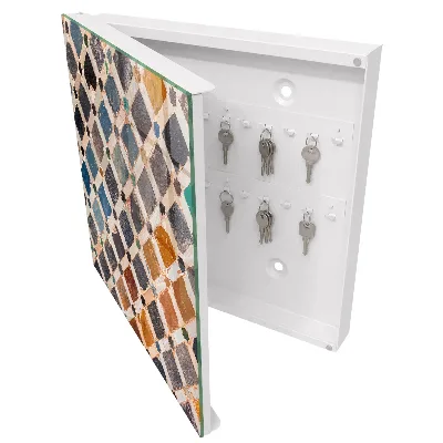 Colorful mosaic Wall mounted key box