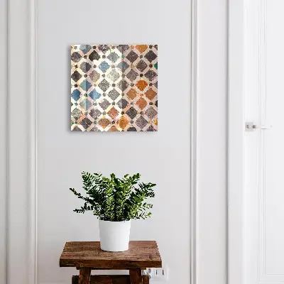 Colorful mosaic Wall mounted key box