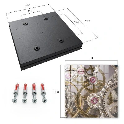 Mechanical elegance Key box for wall