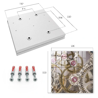 Mechanical elegance Key box for wall