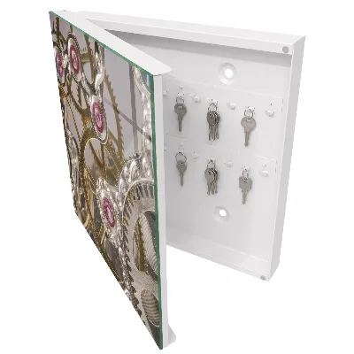 Mechanical elegance Key box for wall
