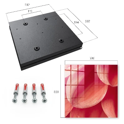 Floral intimacy Wall mounted key box