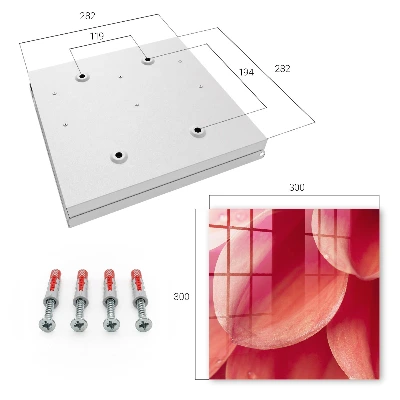 Floral intimacy Wall mounted key box
