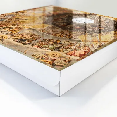 Religious frescoes Key cabinet