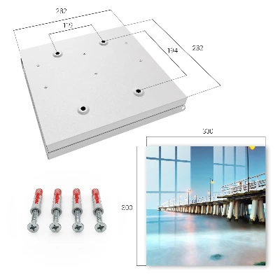 Coastal pier Wall mounted key box