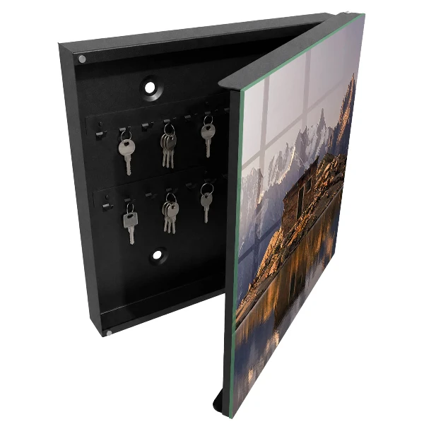 Mountain peace Key box for wall