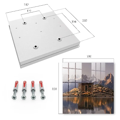 Mountain peace Key box for wall
