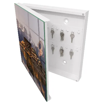 Mountain peace Key box for wall