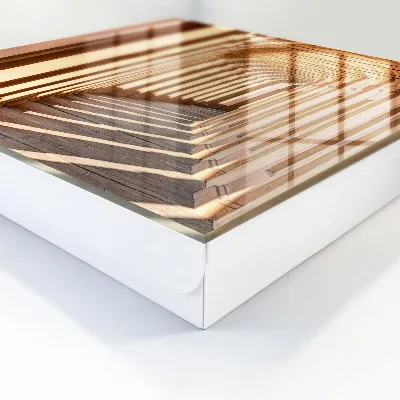 Wall mounted key box with architectural elegance