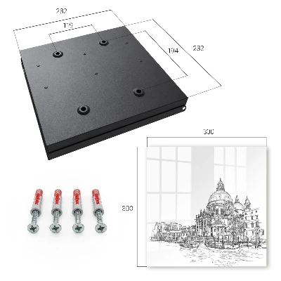 Venice lines wall mounted key box Venice lines