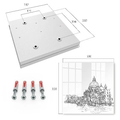 Venice lines Wall mounted key box