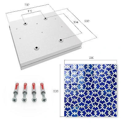 Geometric tiles Wall mounted key box