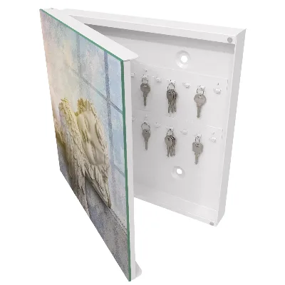 Sleeping angel Wall mounted key box