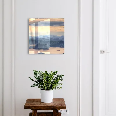 Mountain landscape Key cabinet