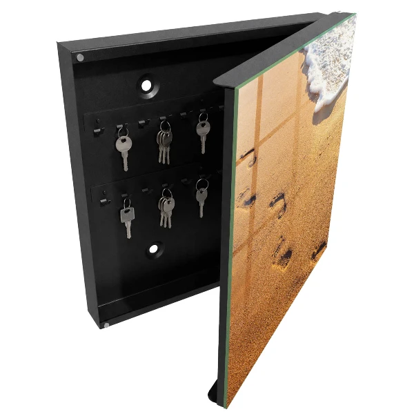 Beach tranquility wall mounted key box beach tranquility