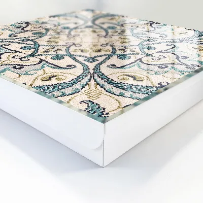 Turquoise ornament Key box for wall