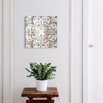 Turquoise ornament Key box for wall