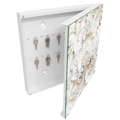 Floral ornaments Wall mounted key box