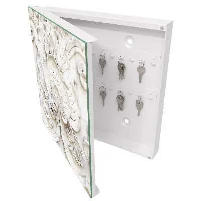 Floral ornaments Wall mounted key box