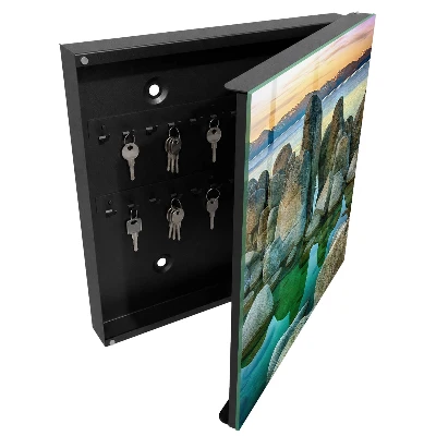 Mountain peace Key box for wall