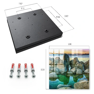 Mountain peace Key box for wall