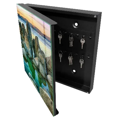 Mountain peace Key box for wall