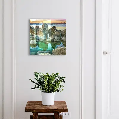 Mountain peace Key box for wall
