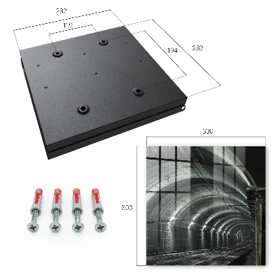 Railway tunnel Wall mounted key box