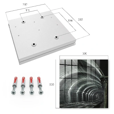 Railway tunnel Wall mounted key box