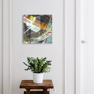 Colorful swirl Key box for wall
