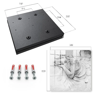 Angelic relief Wall mounted key box