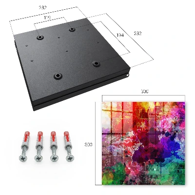 Colorful expression Key cabinet