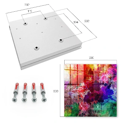 Colorful expression Key cabinet