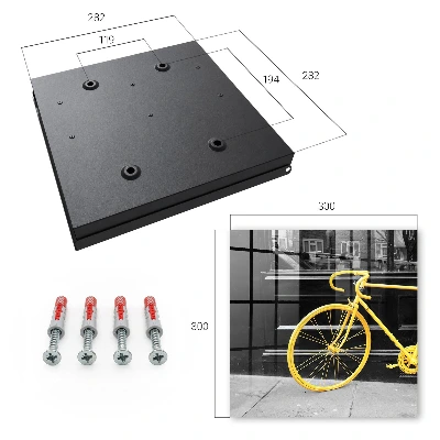 Yellow bicycle Key box for wall