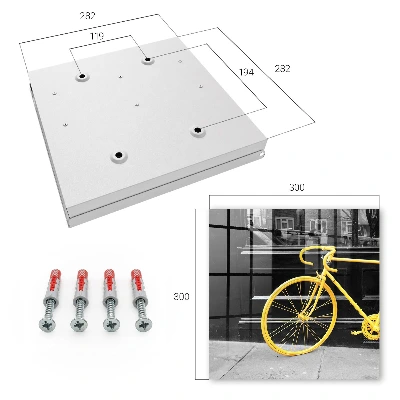 Yellow bicycle Key box for wall