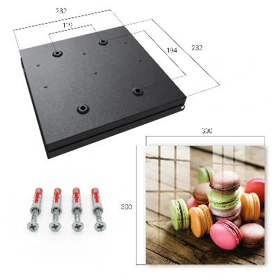 Colorful sweets Wall mounted key box