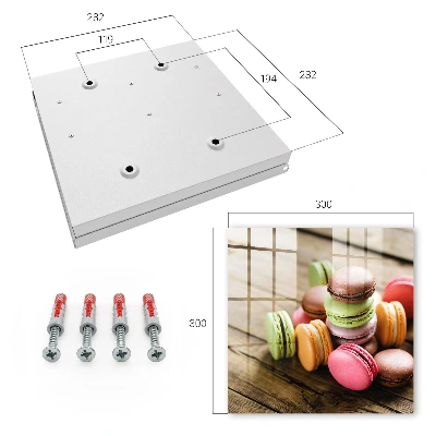 Colorful sweets Wall mounted key box