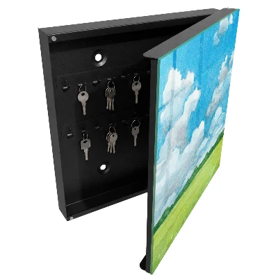 Summer landscape Key box for wall