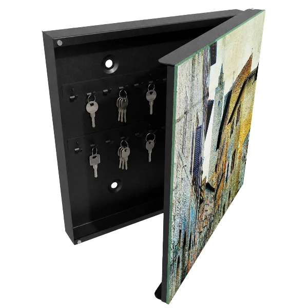 Mediterranean street Key cabinet