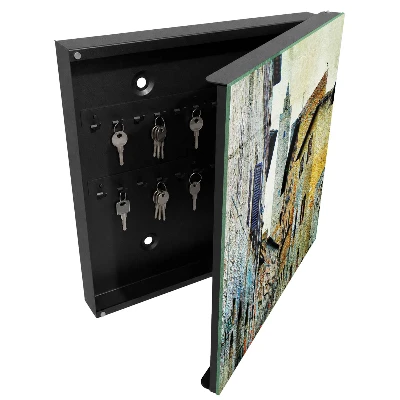 Mediterranean street Key cabinet
