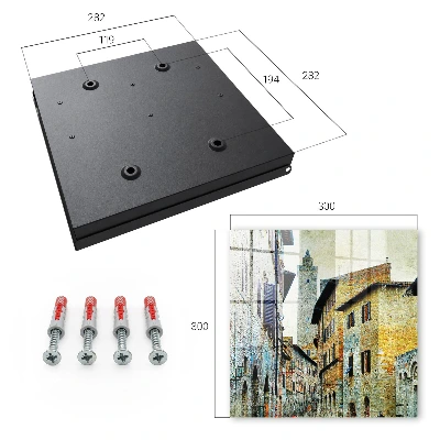 Mediterranean street Key cabinet