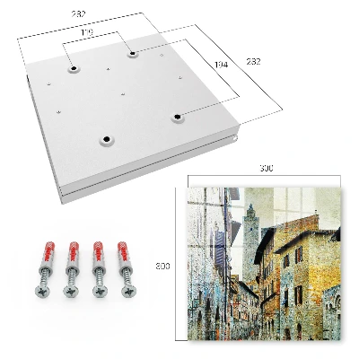 Mediterranean street Key cabinet